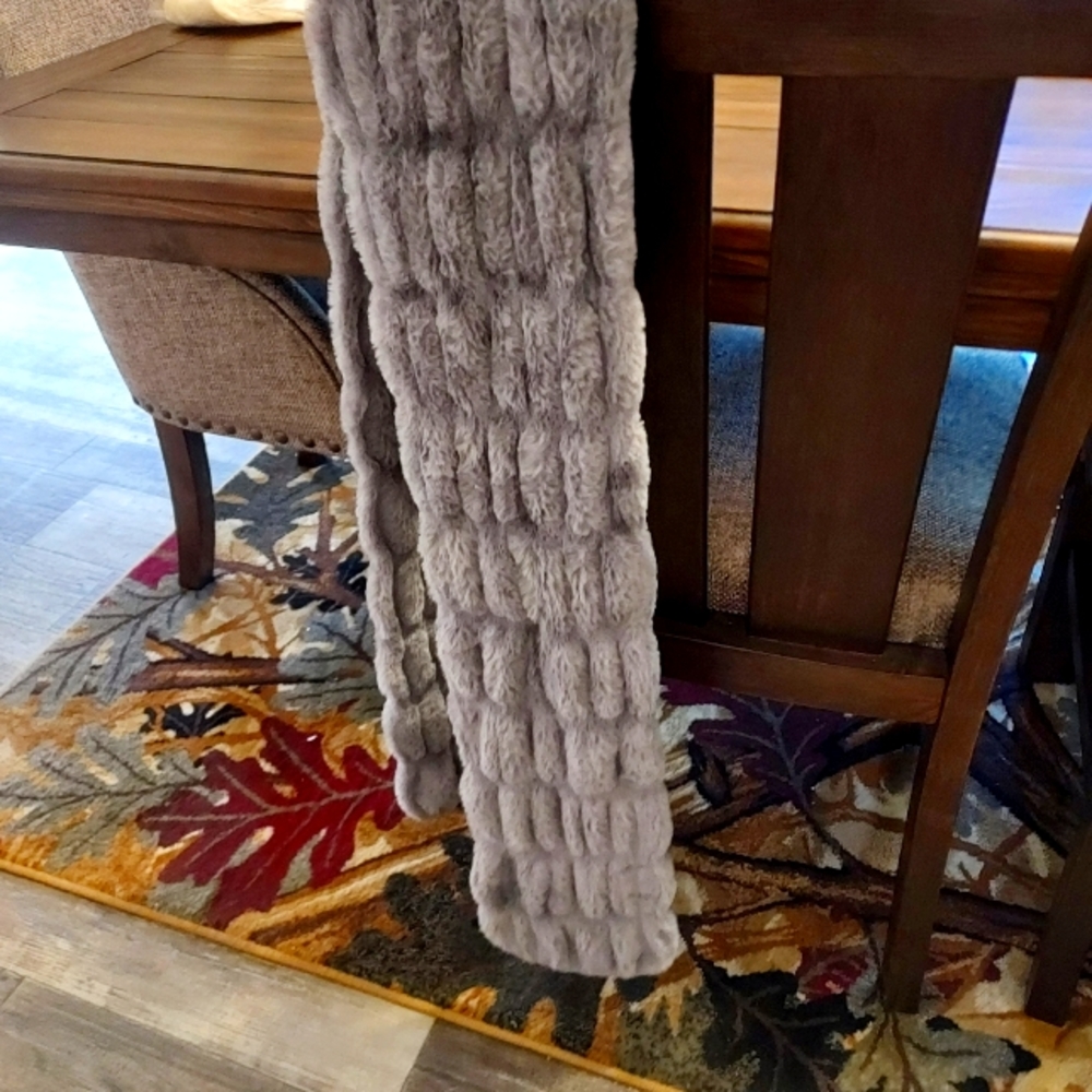 Faux fur wrap